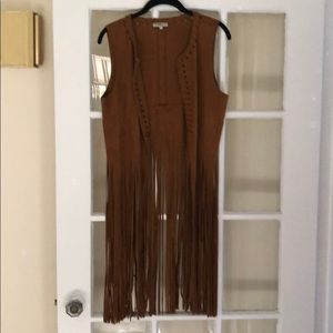Fringed vest